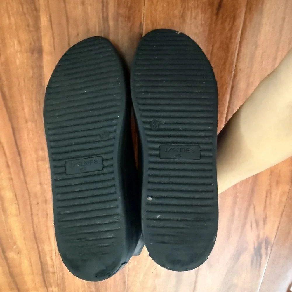 J/Slides NYC Women's Black Slyvie Pull On Boots Size 8.5 M